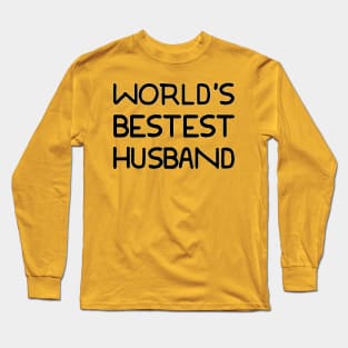 World's Bestest Husband Long Sleeve T-Shirt